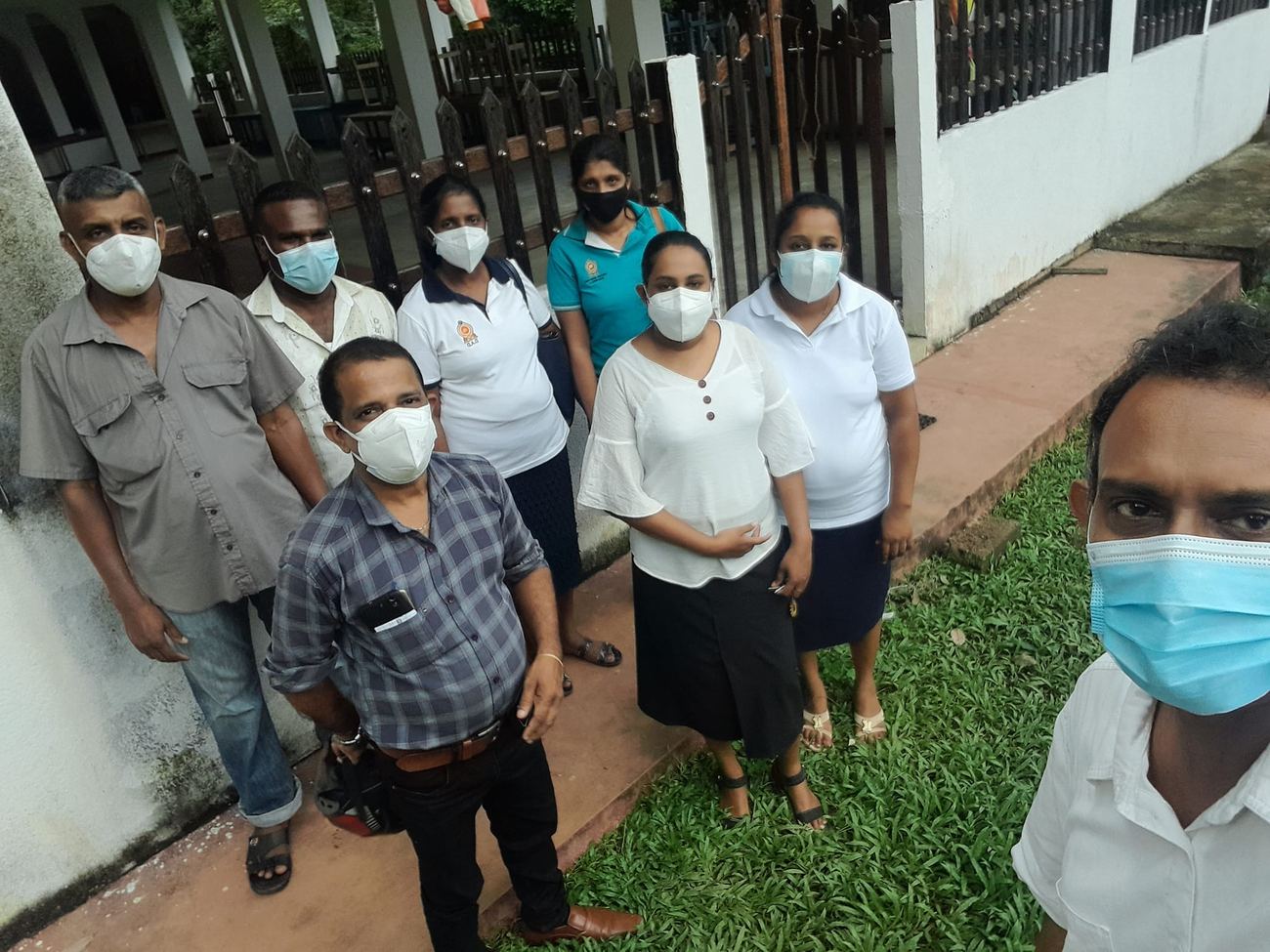 Niunhella eye care clinic volunteers and community support team