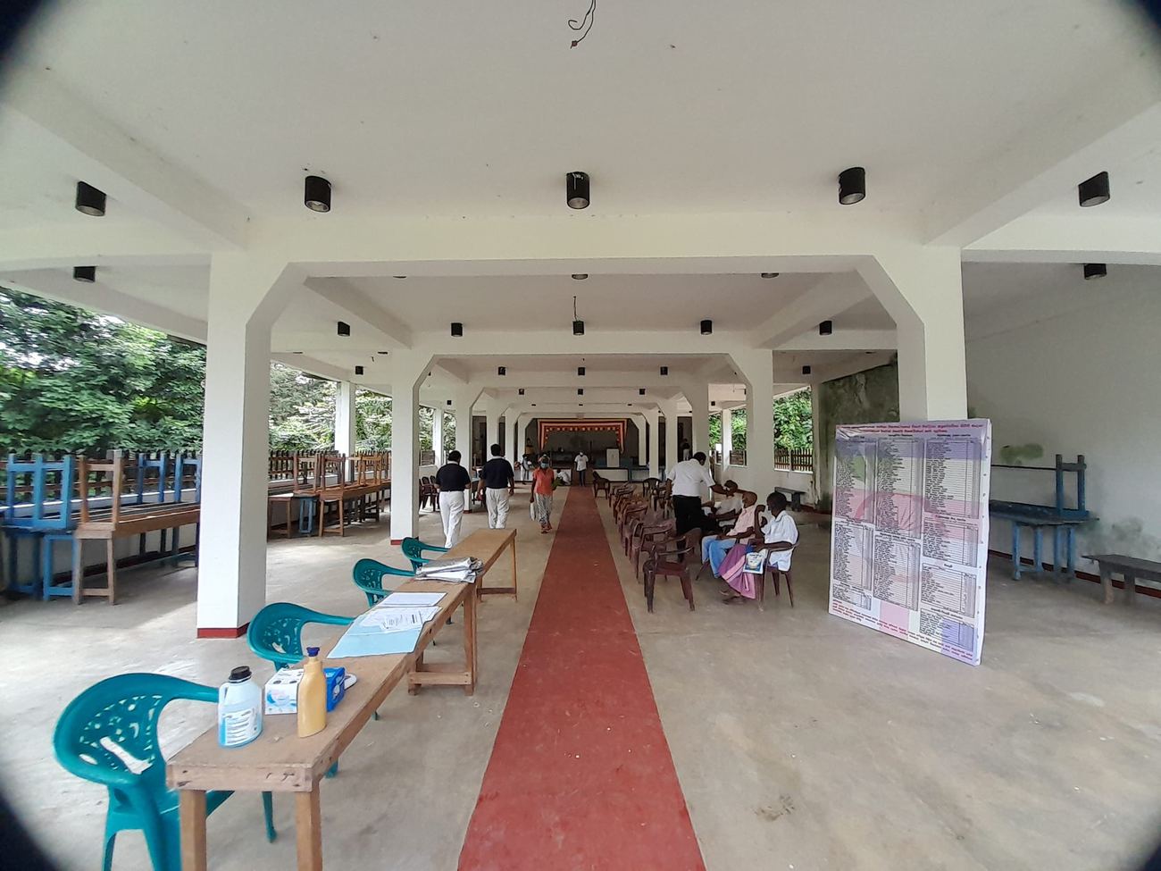 Niunhella clinic venue and registration area